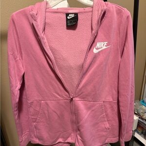 Nike Pink Fleece Hoodie XL good condition